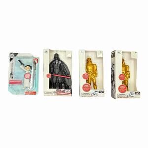 Zuru “5 Surprise” Disney Store 4 Mini Brands Gold Star Wars Action Figure Bundle